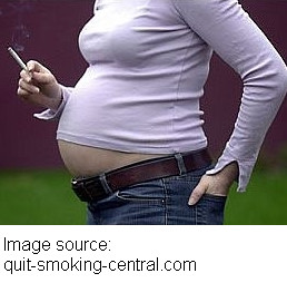 pregnant smoker