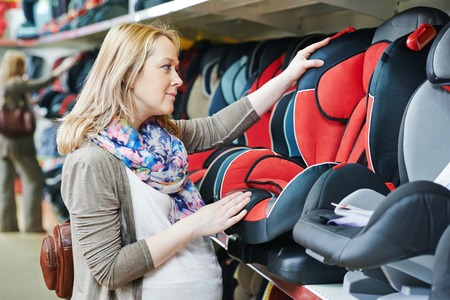 38 Weeks Pregnant Woman Buying Car Seat