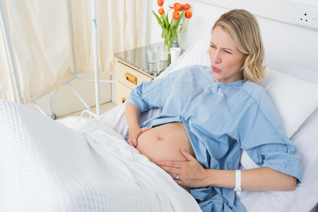 40 Weeks Pregnant Woman Labor