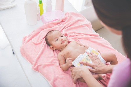 Newborn Baby Diaper Care